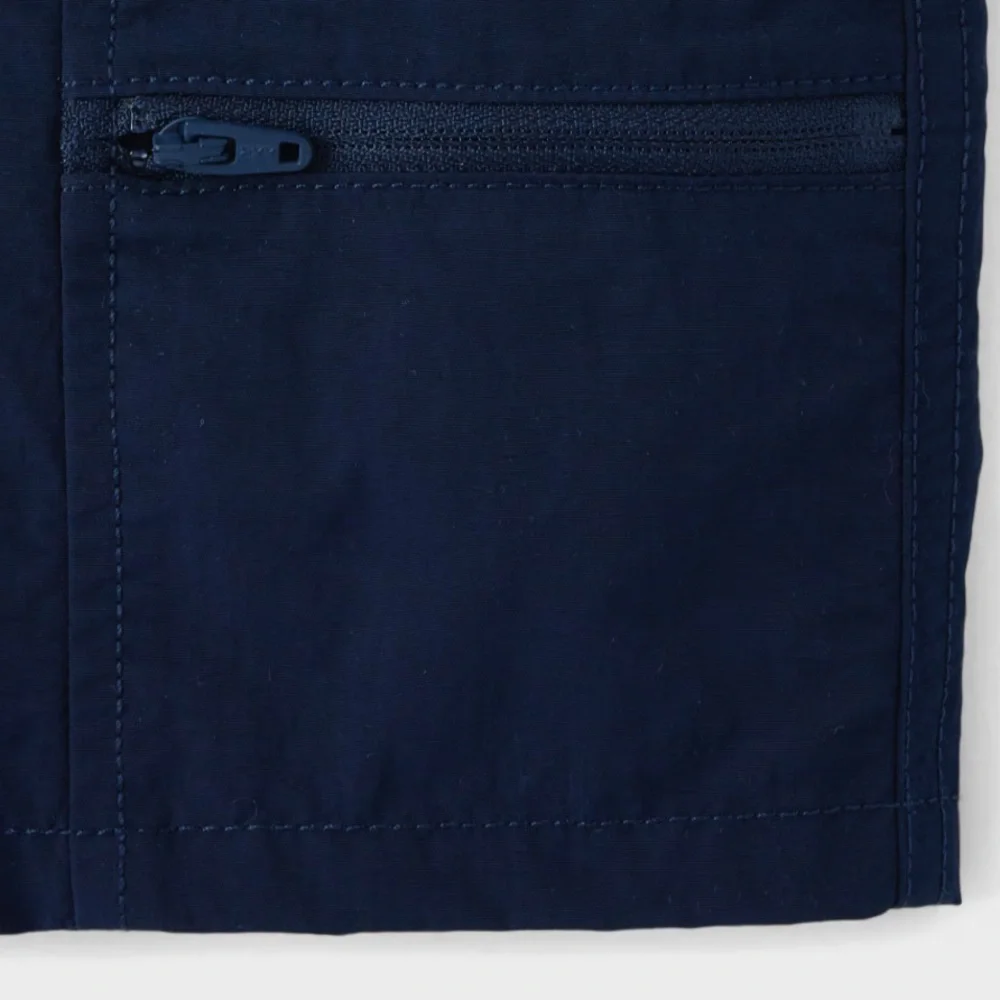 The‎ Children's Place Boy's 8 Navy Blue Nylon Quick-Dry Cargo Shorts